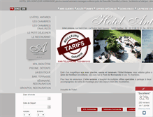 Tablet Screenshot of antares-honfleur.com